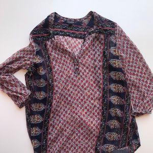 Lucky brand boho blouse
